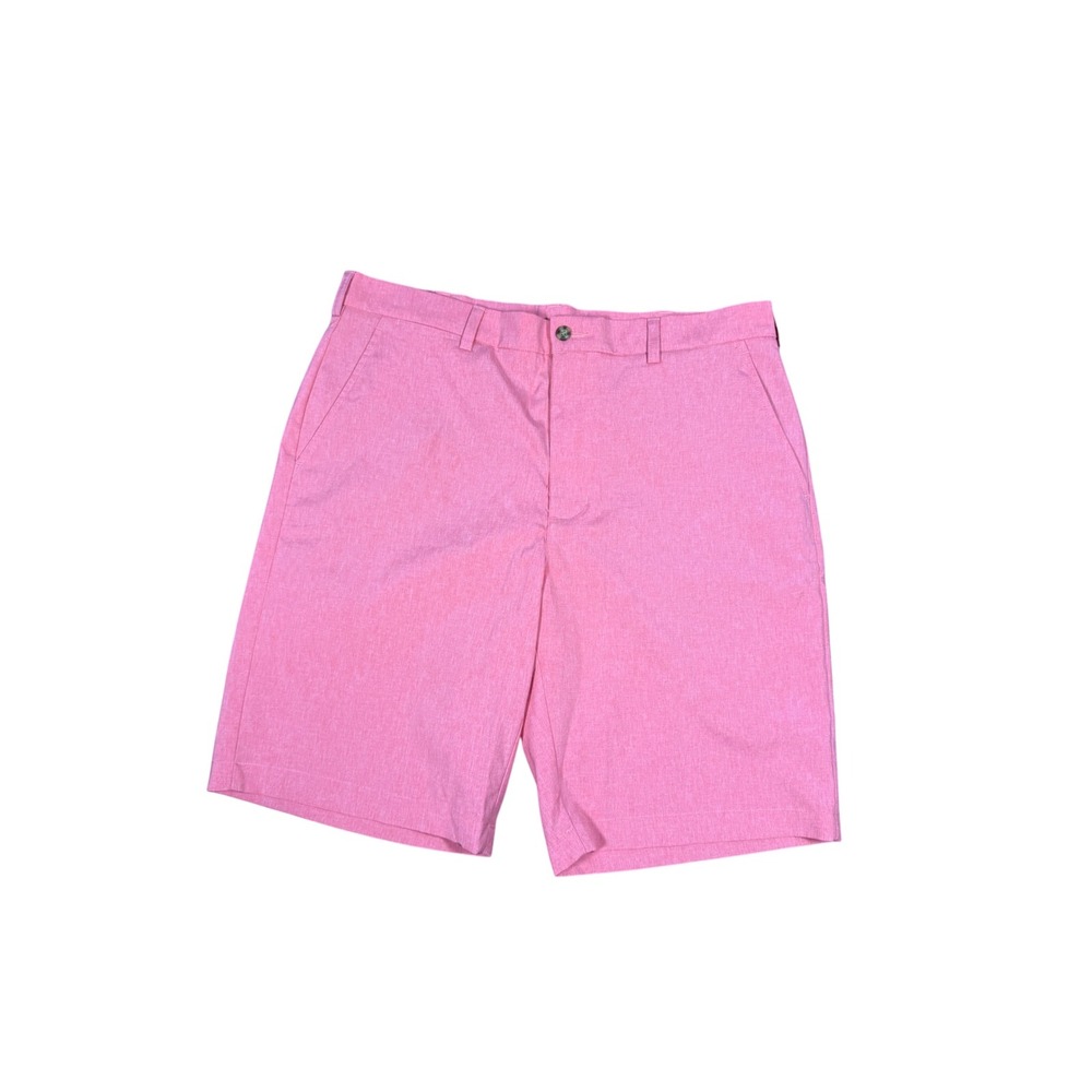 PGA Tour Men's Pink Golf Shorts Size 36‎ Flat Front Lightweight Casual